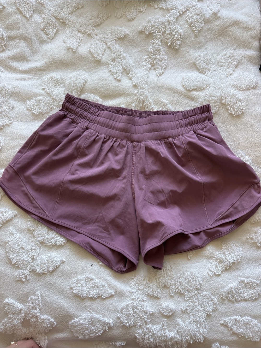 lululemon athletica Mauve Running Shorts (never worn)